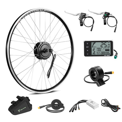 36V350W26"/27.5"/28" Rear E-Bike Conversion Kit for Freewheel