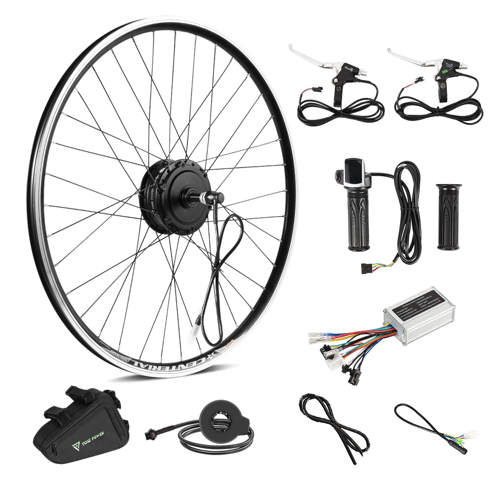 36V250W 26"/28" Rear Ebike Conversion Kit for Freewheel Non waterproof