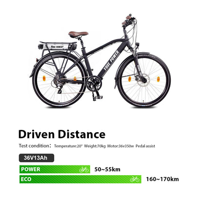 36V13Ah/15.6Ah/17.4Ah E-Bike Lithium-ion Rear Battery fit for 26"-28" Bike